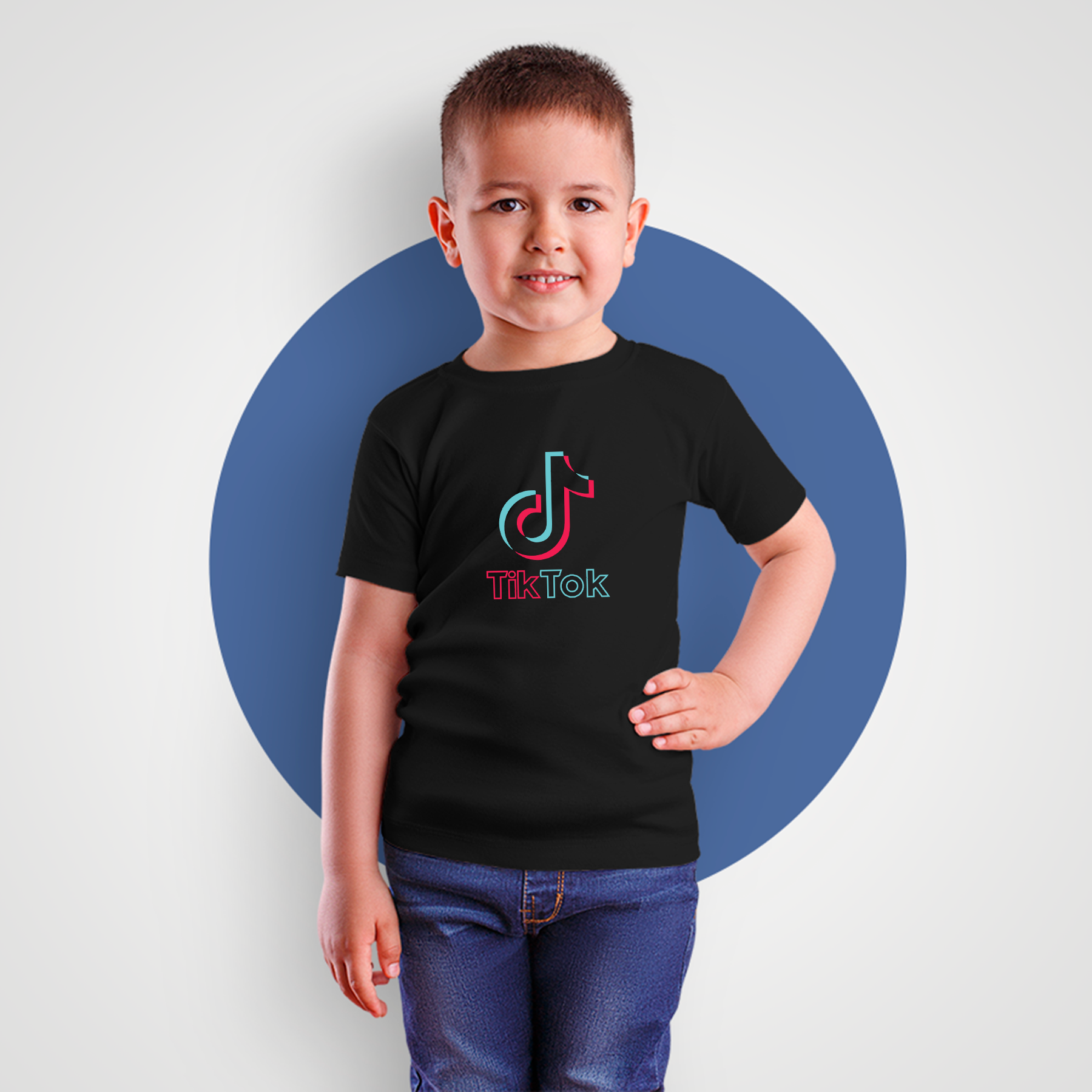 Camiseta de tiktok para Niños - Crazy Estampados, t-shirt roblox musculos  color piel png 